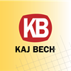 kaj bech logo_kvadratisk_gul_gitter_rgb